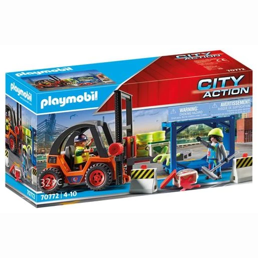 Playmobil - Carretilla Elevadora Con Carga 70772 3 Playmobil - Carretilla Elevadora Con Carga 70772