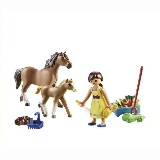 Playmobil - Pru Con Caballo Y Potro 5 Playmobil - Pru Con Caballo Y Potro - Imagen 3