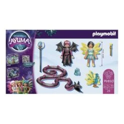 Playmobil - Adventures Of Ayuma - Cristal Fairy Y Bat Fairy Con Animales Del Alma - 70803 -Playmobil Ventas medias 1284
