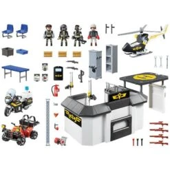 Playmobil - Maletín Comisaría Fuerzas Especiales - 70338 9 Playmobil - Maletín Comisaría Fuerzas Especiales - 70338 -Playmobil Ventas medias 1344