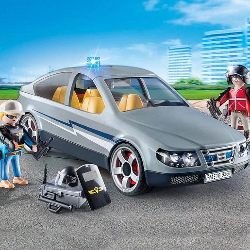 Playmobil - Coche Civil De Las Fuerzas Especiales - 9361 5 Playmobil - Coche Civil De Las Fuerzas Especiales - 9361 - Imagen 3