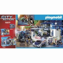 Playmobil - Kart Policial: Persecución Ladrón De Caja Fuerte -Playmobil Ventas medias 1373