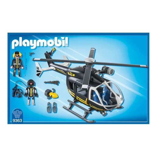 Playmobil - Helicóptero De Las Fuerzas Especiales - 9363 4 Playmobil - Helicóptero De Las Fuerzas Especiales - 9363 - Imagen 2