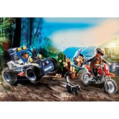 Playmobil - Vehículo Todoterreno De Policía: Persecución Del Ladrón De Tesoros - 70570 9 Playmobil - Vehículo Todoterreno De Policía: Persecución Del Ladrón De Tesoros - 70570 -Playmobil Ventas medias 1520
