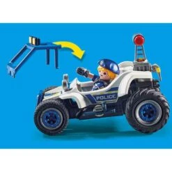 Playmobil - Vehículo Todoterreno De Policía: Persecución Del Ladrón De Tesoros - 70570 11 Playmobil - Vehículo Todoterreno De Policía: Persecución Del Ladrón De Tesoros - 70570 -Playmobil Ventas medias 1522