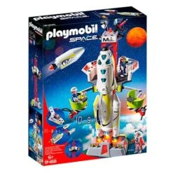 Playmobil - Cohete Con Plataforma De Lanzamiento - 9488
