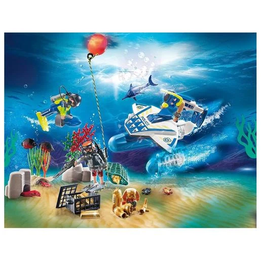 Playmobil - Calendario De Adviento Misión Policial De Buceo 4 Playmobil - Calendario De Adviento Misión Policial De Buceo - Imagen 2