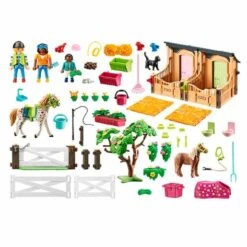 Playmobil - Clases De Equitación Con Boxes De Caballos - 70995 -Playmobil Ventas medias 1594