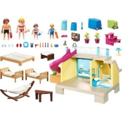 Playmobil - Bungalow Con Piscina 70435 -Playmobil Ventas medias 1612