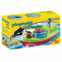 Playmobil - 1.2.3 Pescador Con Bote 70183