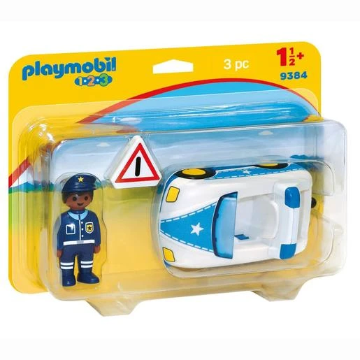 Playmobil - 1.2.3 Coche De Policía 3 Playmobil - 1.2.3 Coche De Policía