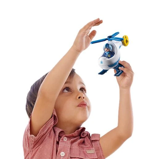 Playmobil 1.2.3 - Helicóptero De Policía - 9383 5 Playmobil 1.2.3 - Helicóptero De Policía - 9383 - Imagen 3