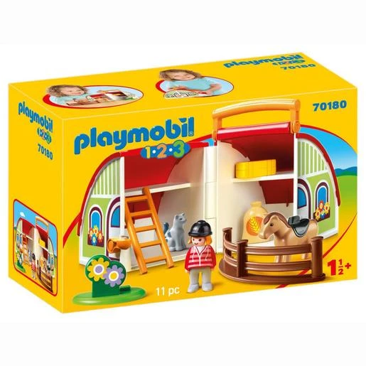 Playmobil - 1.2.3 Mi Primera Granja Maletín 3 Playmobil - 1.2.3 Mi Primera Granja Maletín