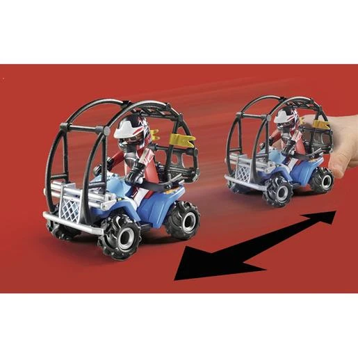 Playmobil - Starter Pack Stuntshow Quad Con Rampa De Fuego 70820 9 Playmobil - Starter Pack Stuntshow Quad Con Rampa De Fuego 70820 - Imagen 7