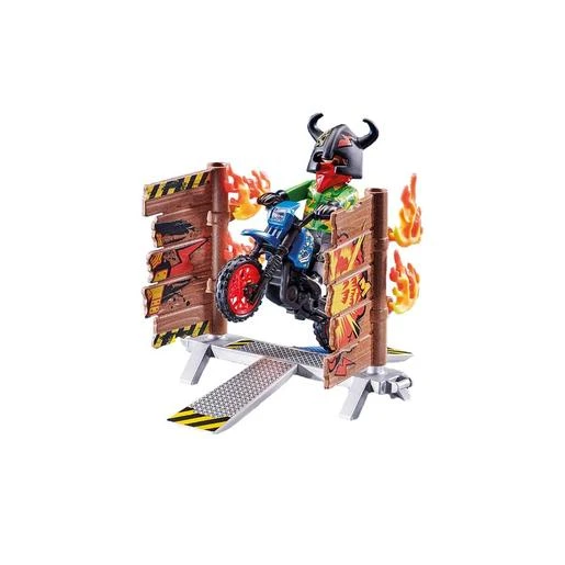 Playmobil - Stuntshow Moto Con Muro De Fuego - 70553 5 Playmobil - Stuntshow Moto Con Muro De Fuego - 70553 - Imagen 3