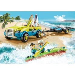Playmobil - Coche Todoterreno De Playa Con Canoa 70436