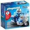 Playmobil - Policia Con Moto Y Luces LED - 6923 -Playmobil Ventas medias 363