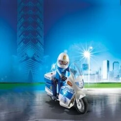 Playmobil - Policia Con Moto Y Luces LED - 6923 -Playmobil Ventas medias 364