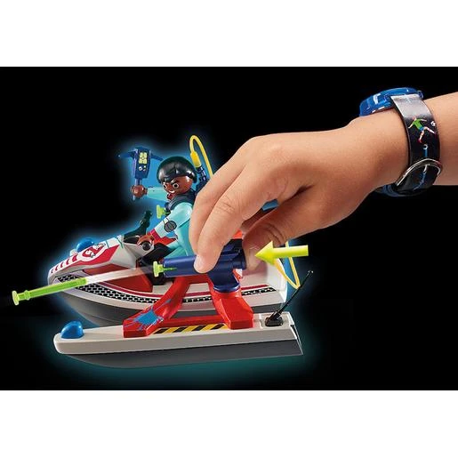 Playmobil - Cazafantasmas Zeddemore Con Moto De Agua - 9387 6 Playmobil - Cazafantasmas Zeddemore Con Moto De Agua - 9387 - Imagen 4