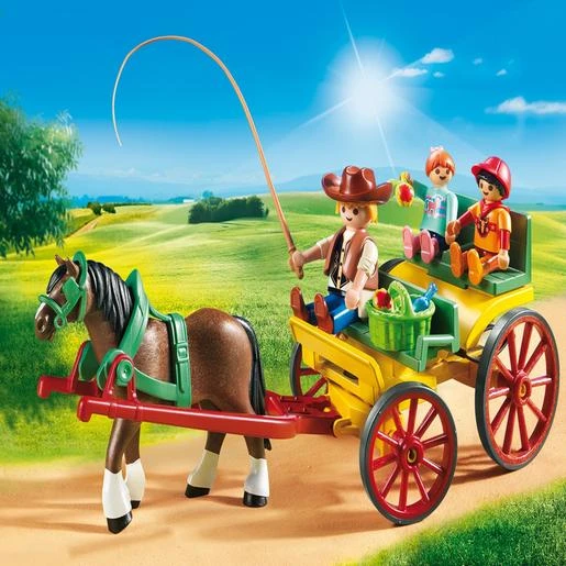 Playmobil Carruaje Con Caballo 5 Playmobil Carruaje Con Caballo - Imagen 3