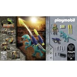 Playmobil - Dino Rise: Tío Rob Armamento Para La Batalla 70629 -Playmobil Ventas medias 73