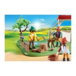 Playmobil - My Figures: Rancho De Caballos - Set De Juego Con 6 Figuras Y Caballos ㅤ -Playmobil Ventas medias 818