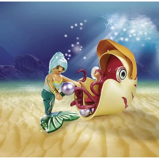 Playmobil - Sirena Con Caracol De Mar 70098 6 Playmobil - Sirena Con Caracol De Mar 70098 - Imagen 4