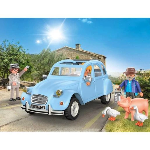 Playmobil - Citroën 2CV Coche Clásico Con Capota Extraíble, Juguete Y Colección ㅤ 5 Playmobil - Citroën 2CV Coche Clásico Con Capota Extraíble, Juguete Y Colección ㅤ - Imagen 3