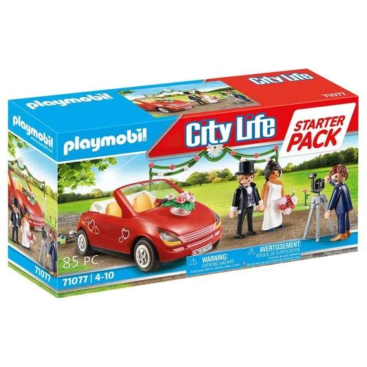Playmobil - Starter Pack Boda Playmobil City Life Con Coche Y Accesorios ㅤ 3 Playmobil - Starter Pack Boda Playmobil City Life Con Coche Y Accesorios ㅤ