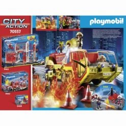 Playmobil - Operación De Rescate Con Camión De Bomberos 70557 -Playmobil Ventas medias 99
