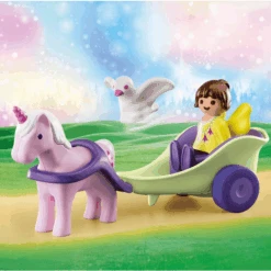 PLAYMOBIL ® 1 2 3 Carroza De Unicornio Con Hada -Playmobil Ventas playmobil 1 2 3 carroza de unicornio con hada a294035 2