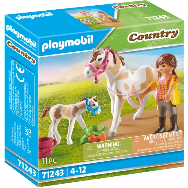 PLAYMOBIL Caballo Con Potro 3 PLAYMOBIL Caballo Con Potro