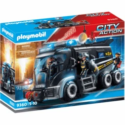 PLAYMOBIL® City Action Camión Del Comando De Operaciones Especiales Con Luz Y Sonido 9360