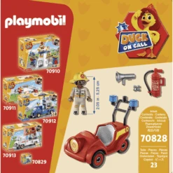 PLAYMOBIL ® Coche De Bomberos Mini Duck On Call -Playmobil Ventas playmobil coche de bomberos mini duck on call a330375 3