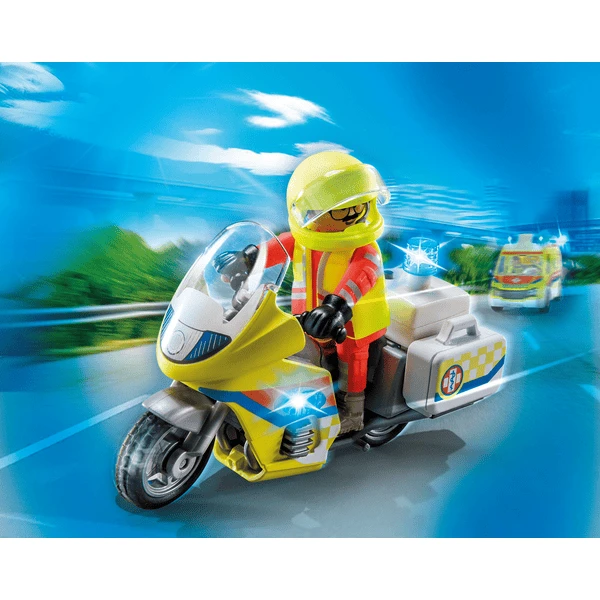 PLAYMOBIL ® Médico De Urgencias En Moto Con Luz Intermitente 5 PLAYMOBIL ® Médico De Urgencias En Moto Con Luz Intermitente - Imagen 3
