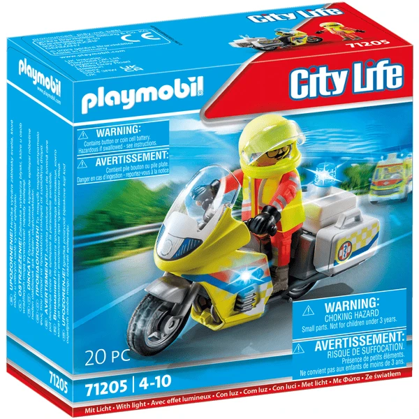 PLAYMOBIL ® Médico De Urgencias En Moto Con Luz Intermitente 3 PLAYMOBIL ® Médico De Urgencias En Moto Con Luz Intermitente
