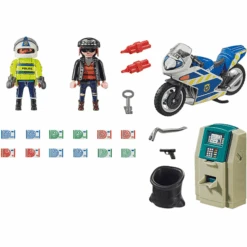 PLAYMOBIL ® Policía Ladrón De Dinero De La Motocicleta -Playmobil Ventas playmobil policia ladron de dinero de la motocicleta a305088 2