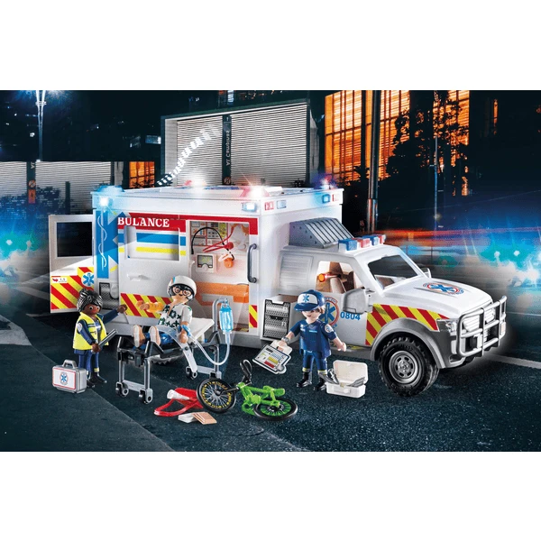 PLAYMOBIL® Vehículo De Rescate Ambulancia US 4 PLAYMOBIL® Vehículo De Rescate Ambulancia US - Imagen 2