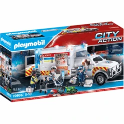PLAYMOBIL® Vehículo De Rescate Ambulancia US
